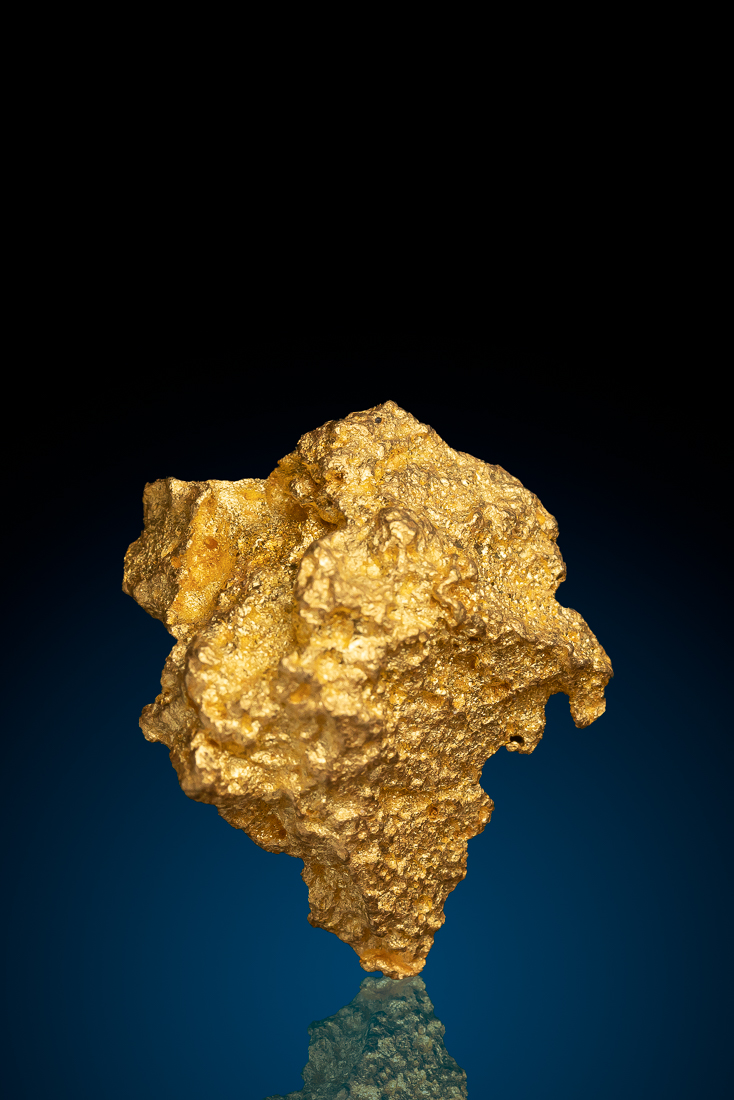 (image for) Sharp Crystalline Textured Natural Gold Nugget - Australia - 12.10 grams